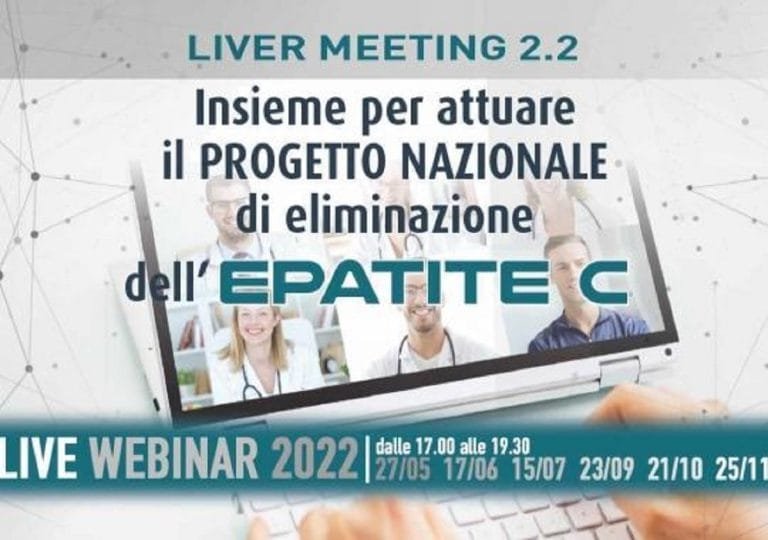 WEBINAR CON 22,5 CREDITI ECM GRATIS : INSIEME PER ATTUARE IL PROGETTO NAZIONALE DI ELIMINAZIONE DELL’EPATITE C