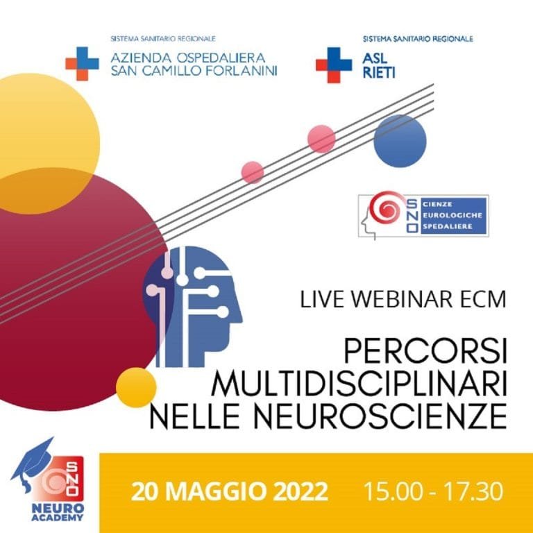 WEBINAR CON 3 CREDITI ECM GRATIS: PERCORSI MULTIDISCIPLINARI NELLE NEUROSCIENZE