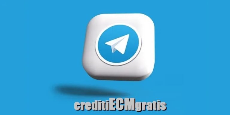 ISCRIVITI AL CANALE TELEGRAM DI CREDITIECMGRATIS