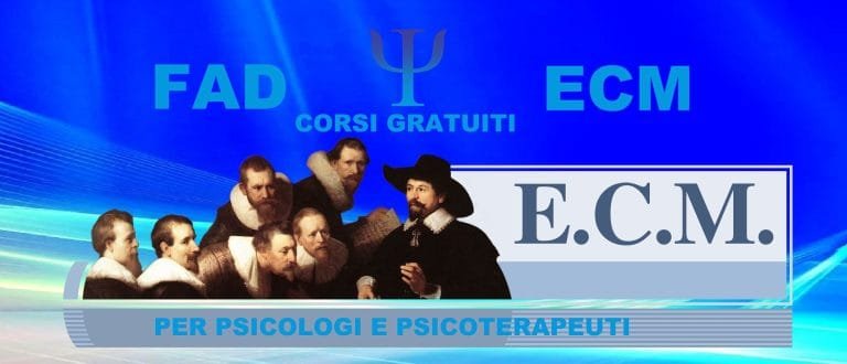 CORSI ECM GRATIS PER PSICOLOGI E PSICOTERAPEUTI