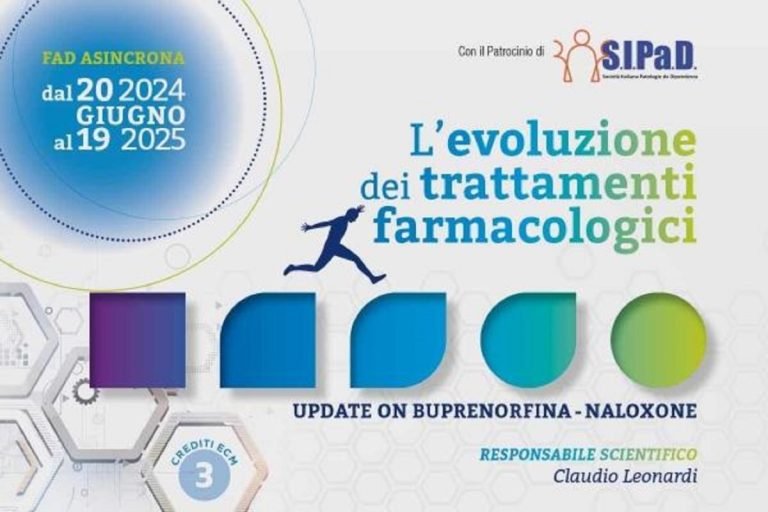 Corso ECM gratuito: L’evoluzione dei trattamenti farmacologici: Update on Buprenorfina – Naloxone