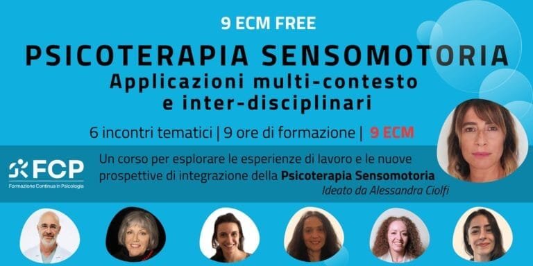 Corso ECM gratis per psicologo e medico: Psicoterapia Sensomotoria: applicazioni multi-contesto e inter-disciplinari