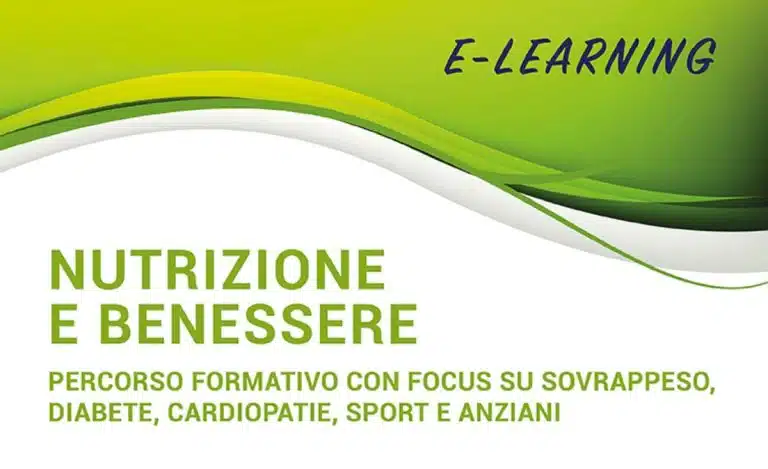 Formazione ECM gratis: Nutrizione e benessere percorso formativo con focus su sovrappeso, diabete, cardiopatie, sport e anziani