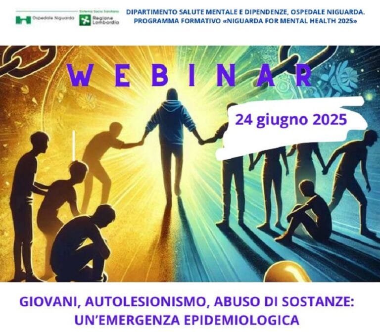 Webinar ECM gratuito: Giovani, autolesionismo, abuso di sostanze