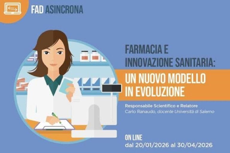FAD ECM per farmacista: Farmacia e innovazione sanitaria – Un nuovo modello in evoluzione – 2026