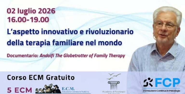 FAD asincrona gratuita con ECM: L’aspetto innovativo e rivoluzionario della Terapia Familiare nel mondo