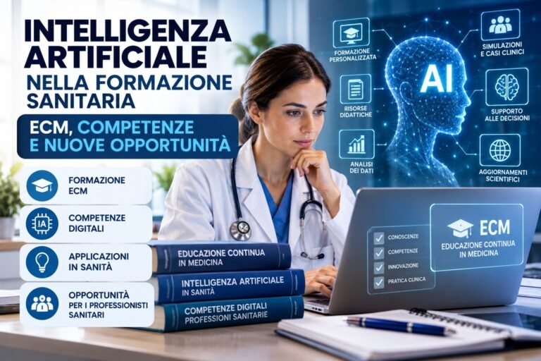Intelligenza artificiale nella formazione sanitaria: ECM, competenze e nuove opportunità