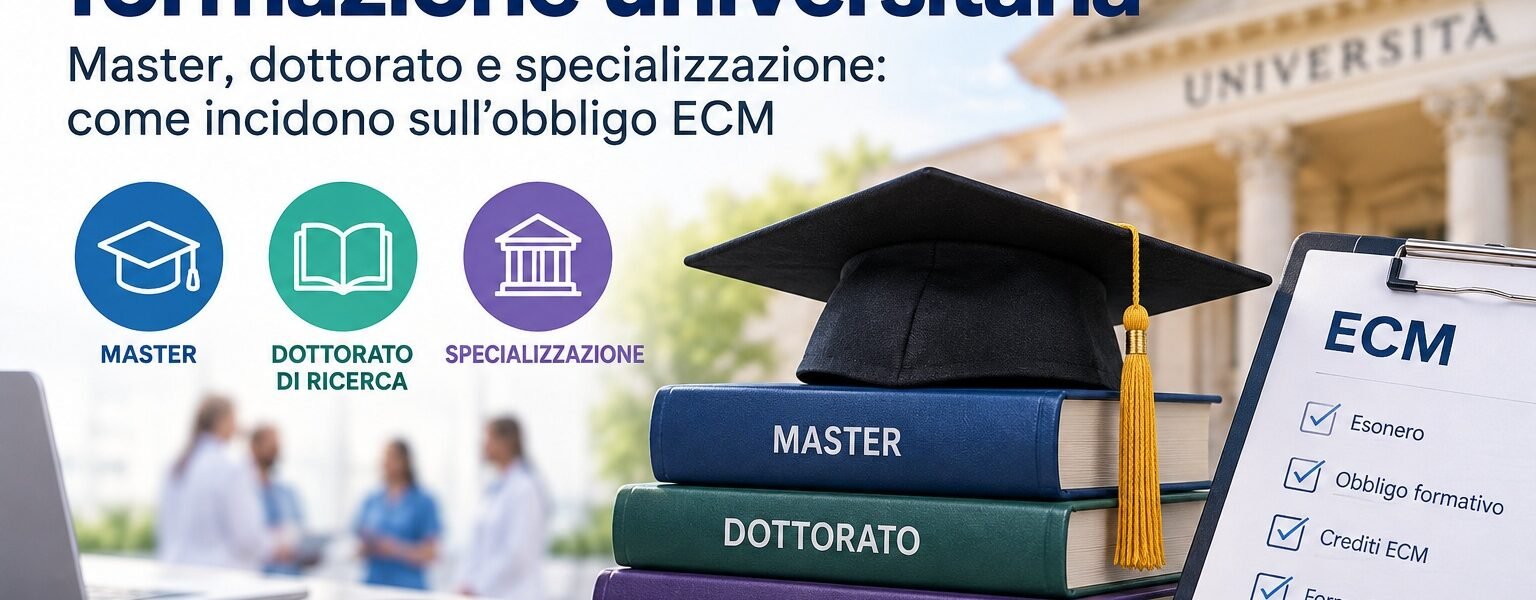 master dottorato specializzazione esonero ECM